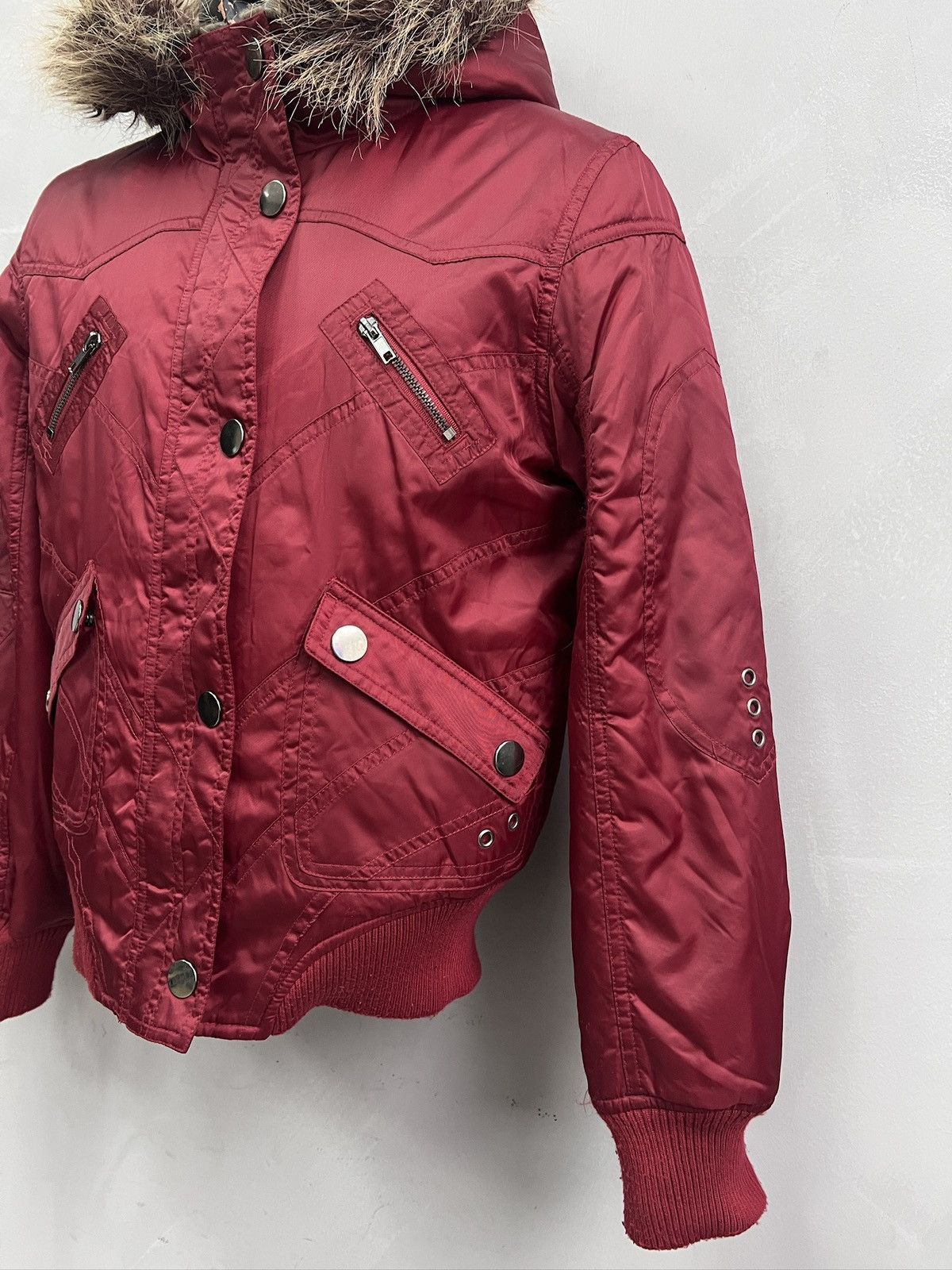 If Six Was Nine Rare cropped bomber jacket if six was nine style fur hood Size US M / EU 48-50 / 2 - 3 Thumbnail