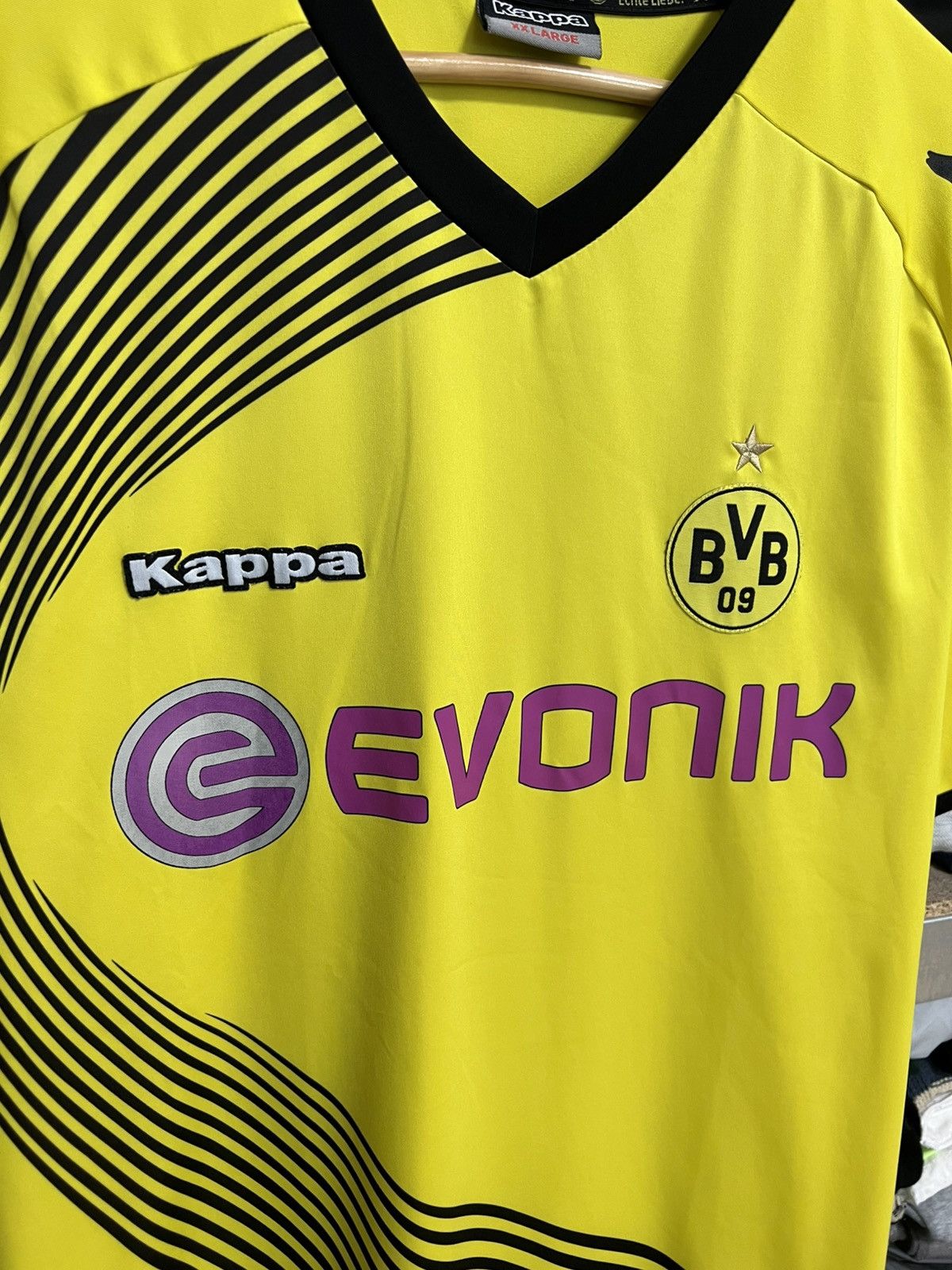 Kappa × Vintage Borussia Dortmund 2011 Football Shirt Soccer Jersey Kappa Size US XXL / EU 58 / 5 - 3 Thumbnail