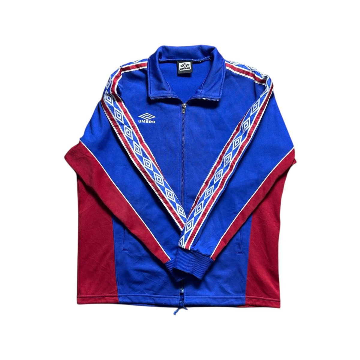 Umbro Vintage Umbro Logo Jersey Jacket Size US L / EU 52-54 / 3 - 2 Thumbnail
