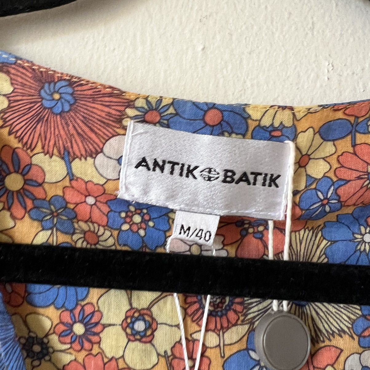 Antik Batik ANTIK BATIK Paolina floral-print cotton maxi dress size M CL Size M / US 6-8 / IT 42-44 - 3 Thumbnail