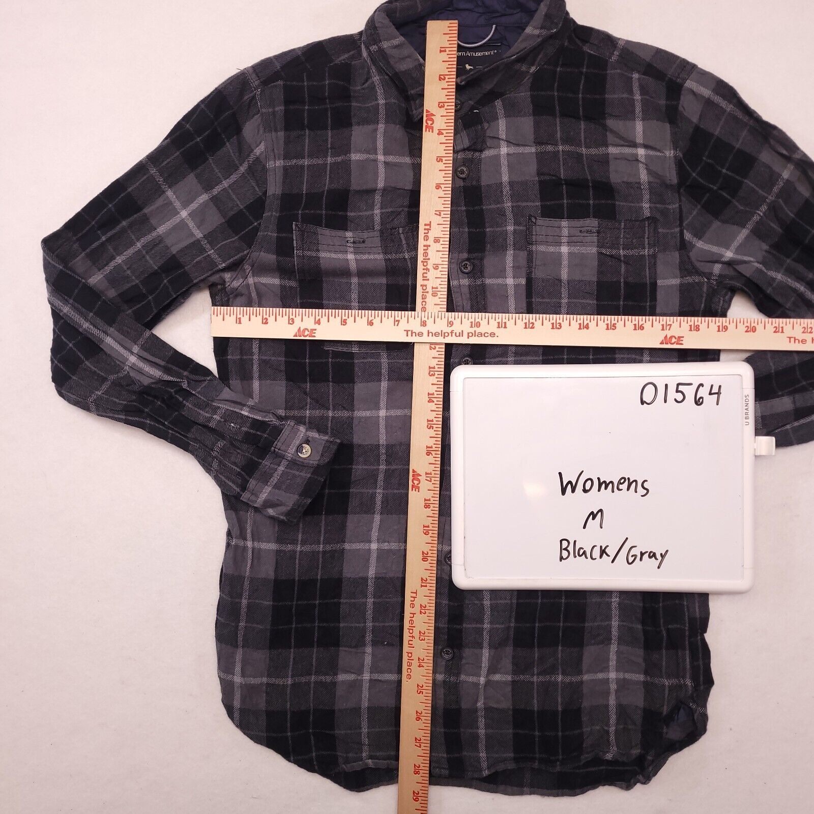 Modern Amusement Modern Amusement Tartan Flannel Casual Shirt Womens Size M Size M / US 6-8 / IT 42-44 - 7 Thumbnail