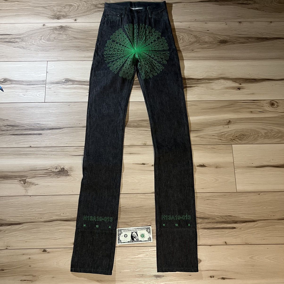 Hood By Air HBA Hood By Air Raw Japanese Graphic Denim Jeans Japan