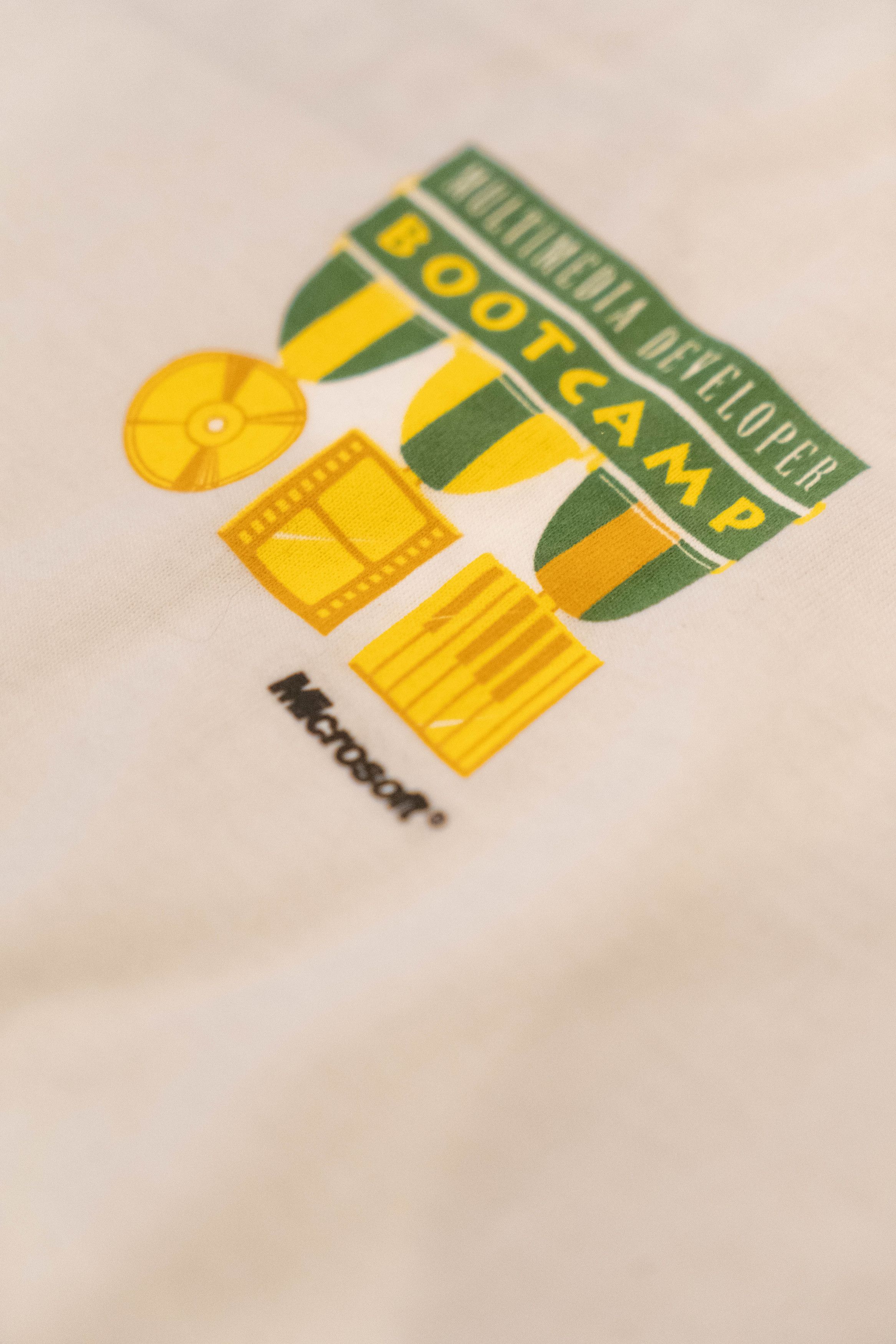 Microsoft × Vintage Microsoft Developer Bootcamp 1994 Vintage T Shirt Size US L / EU 52-54 / 3 - 4 Thumbnail