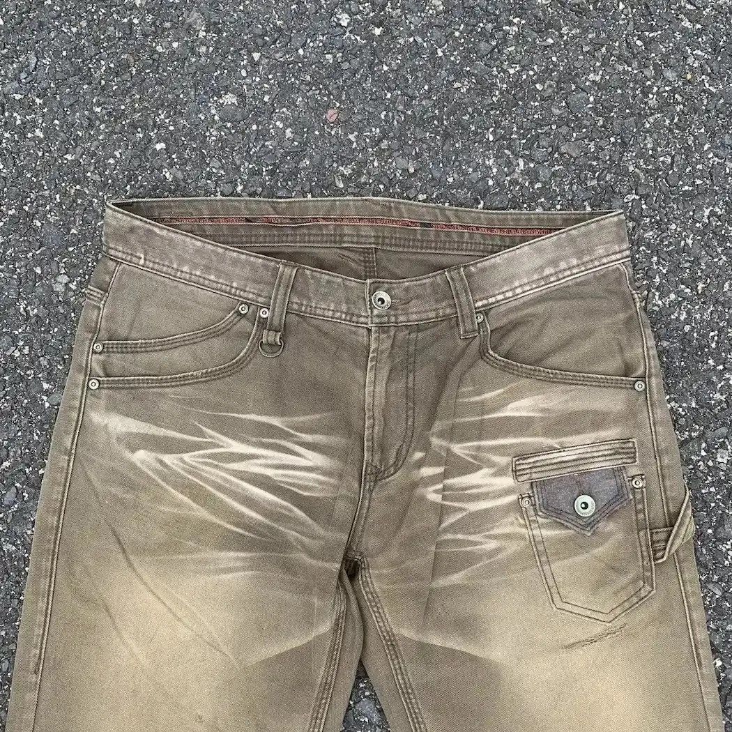 Matsuda SICKS💥FLARE/BOOTCUT DISTRESSED NICOLE JAPAN VERY RARE PANTS Size US 33 - 3 Thumbnail