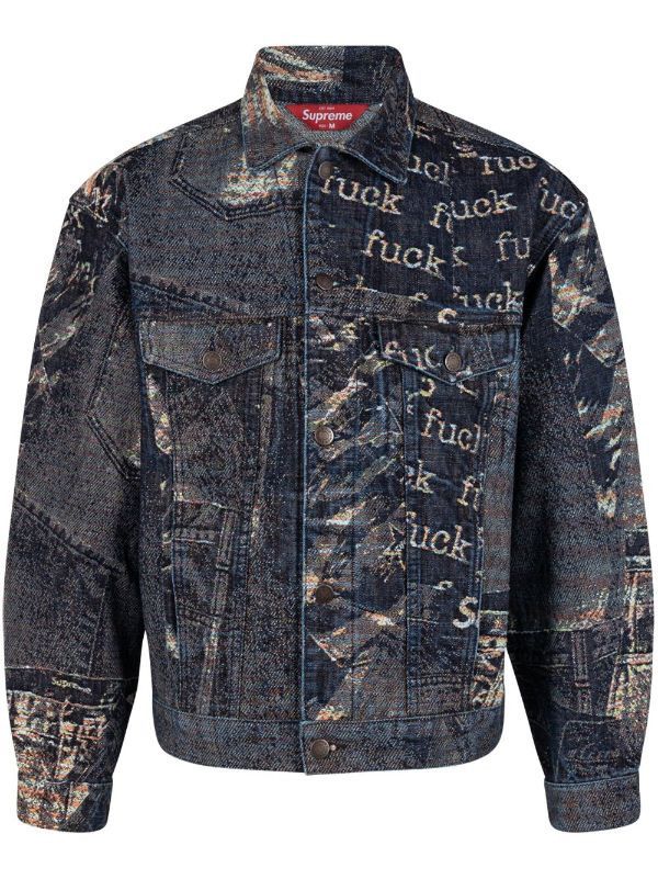 Supreme Archive SS18 Supreme Lion's Den Denim Trucker Jacket | Grailed