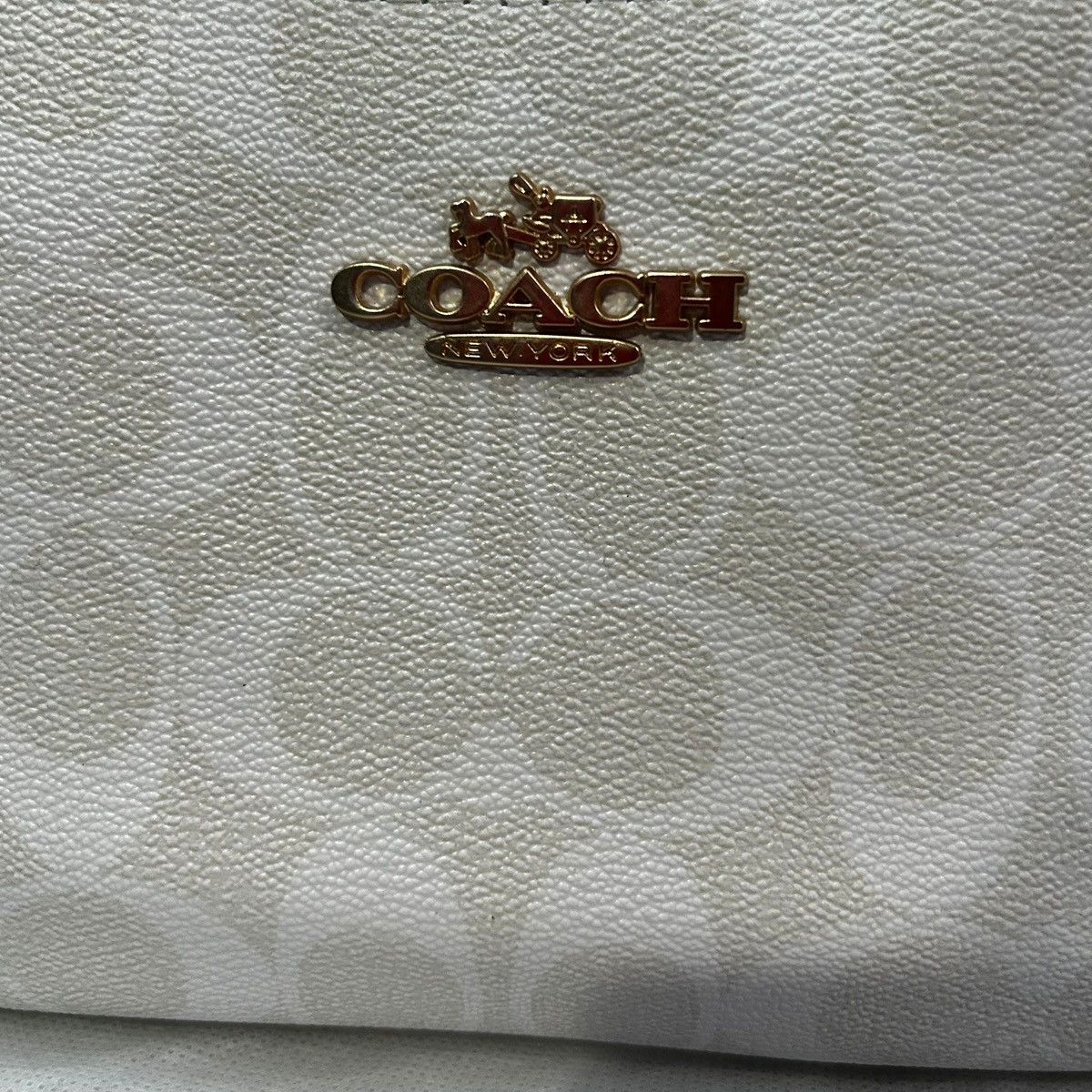 Coach Coach white Teri Shoulder Bag in Signature Canvas Size ONE SIZE - 7 Thumbnail