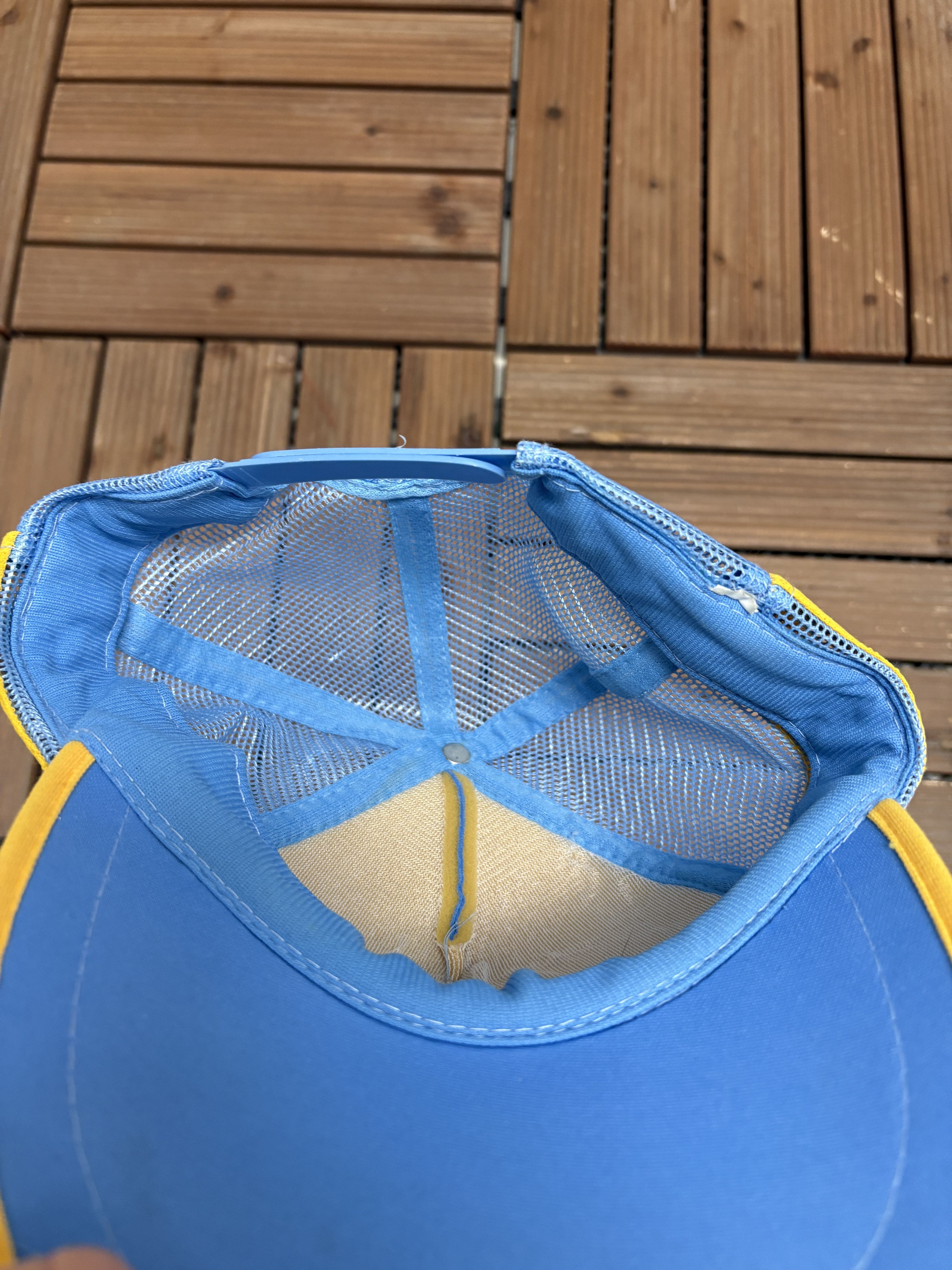 Vintage Bermuda Island Vintage Blue Trucker Snap Back Hat Size ONE SIZE - 6 Thumbnail