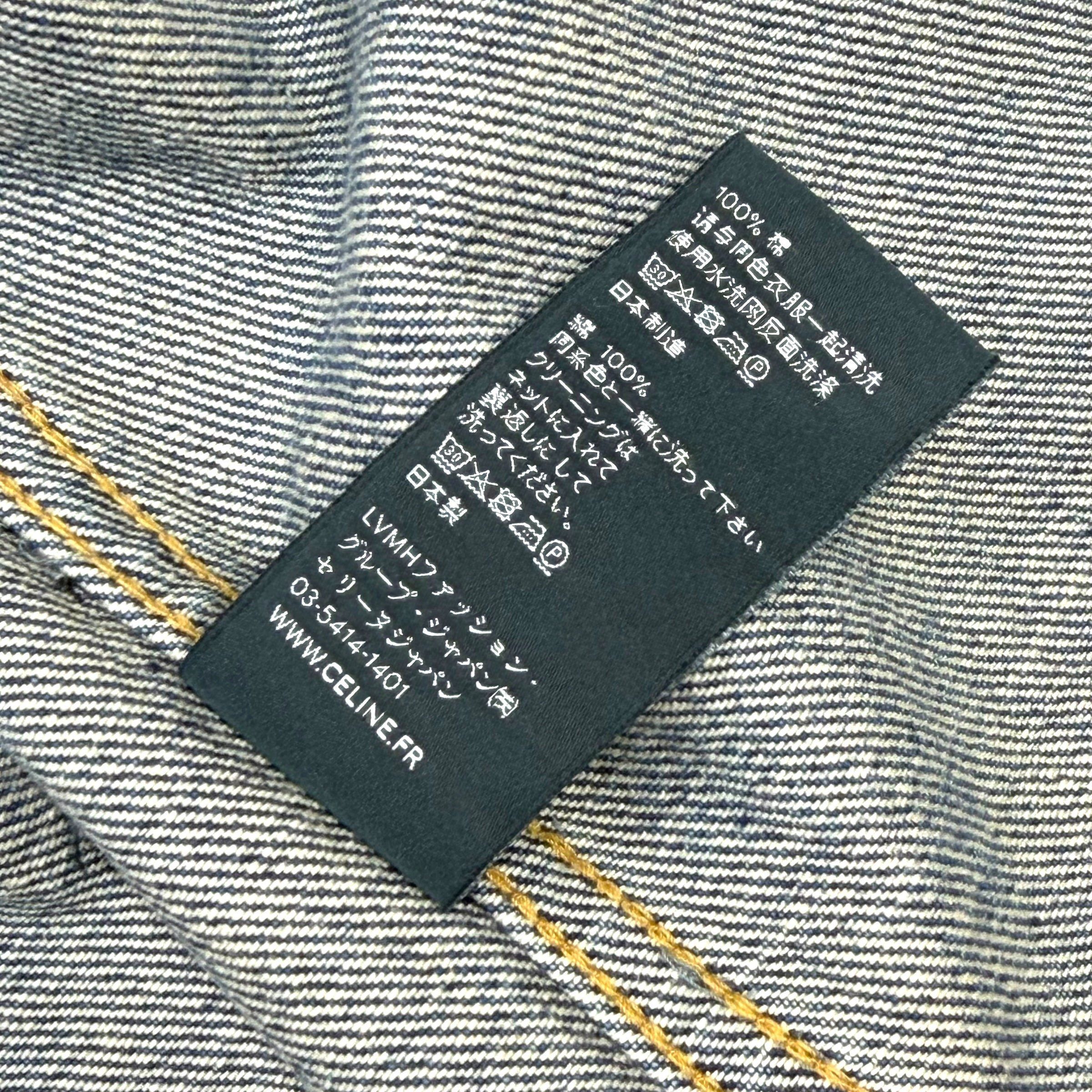 Celine Celine Studded Denim Vest XL Size US XL / EU 56 / 4 - 7 Thumbnail