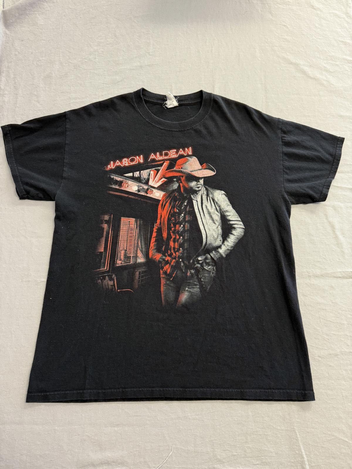 Anvil Jason Aldean T-shirt Burn It Down 2014 Tour - M Size US M / EU 48-50 / 2 - 1 Thumbnail