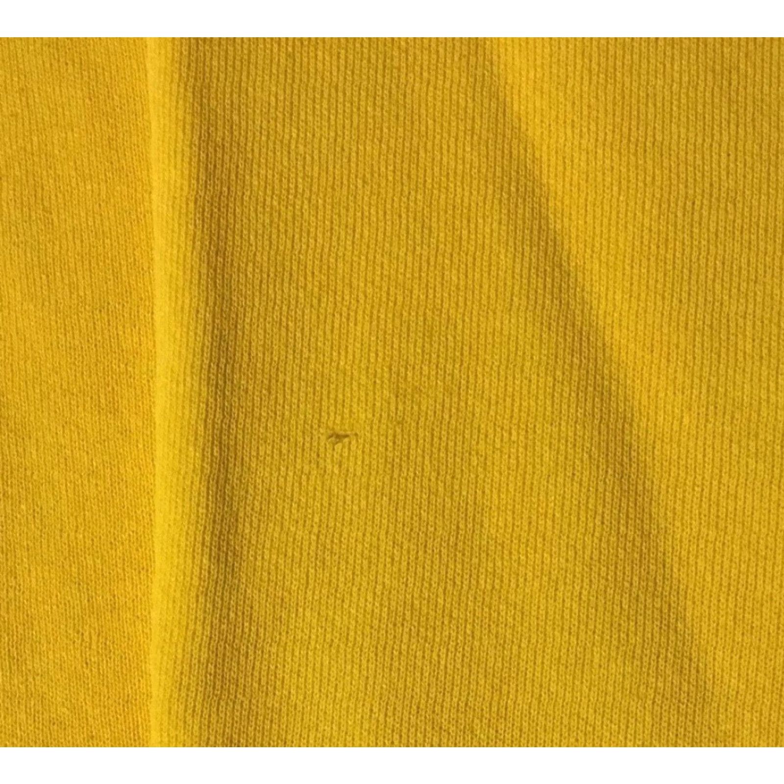 Vintage VINTAGE Vaporwave Hoodie Men L Yellow 70s 80s faded distressed USA Skate Surf Grunge Punk Biker Track Boxy Pullover Shirt Size US L / EU 52-54 / 3 - 4 Thumbnail