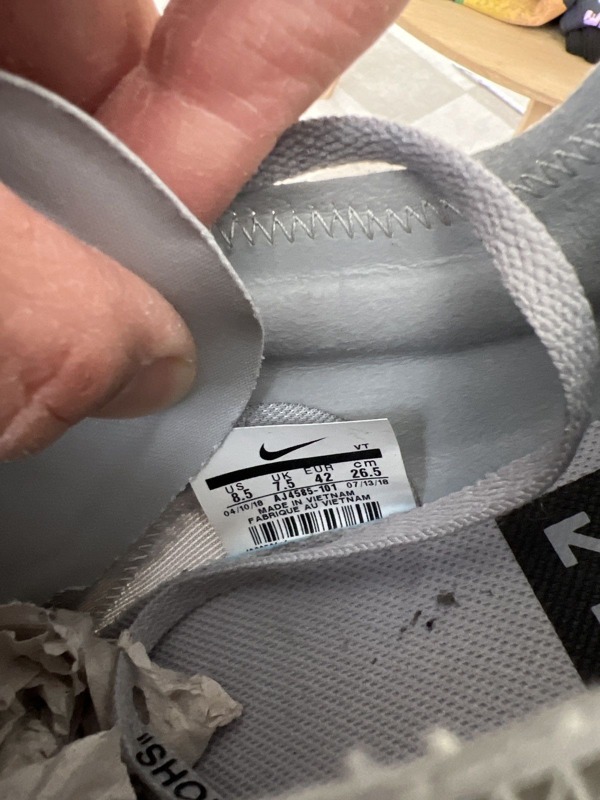 Nike × Off-White Nike air max 97 x off white menta size 8.5us Size US 8.5 / EU 41-42 - 10 Thumbnail