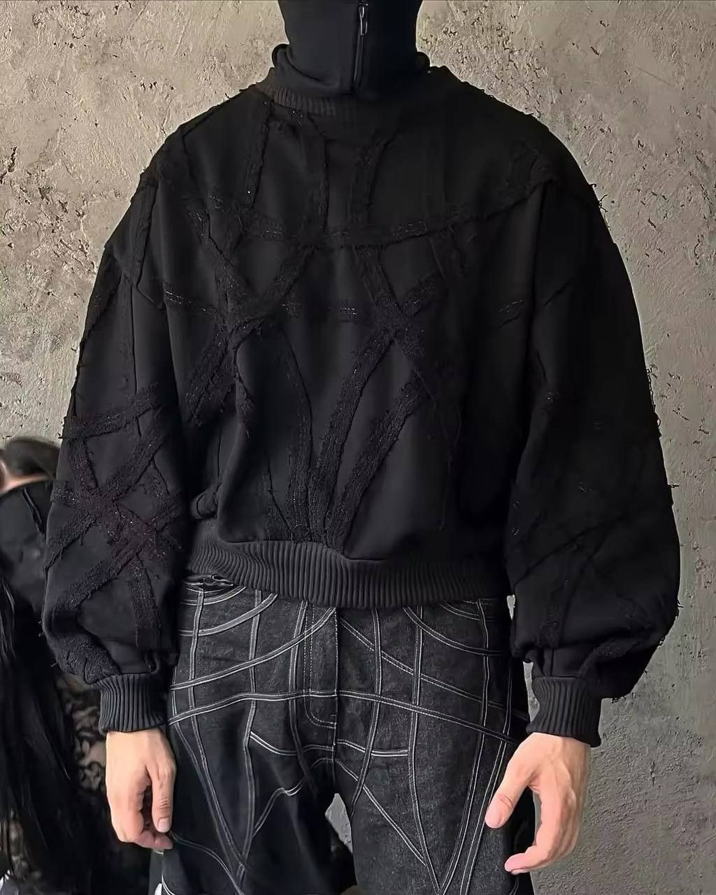 Japanese Brand × Vintage retro patchwork sweatshirt Size US L / EU 52-54 / 3 - 2 Thumbnail