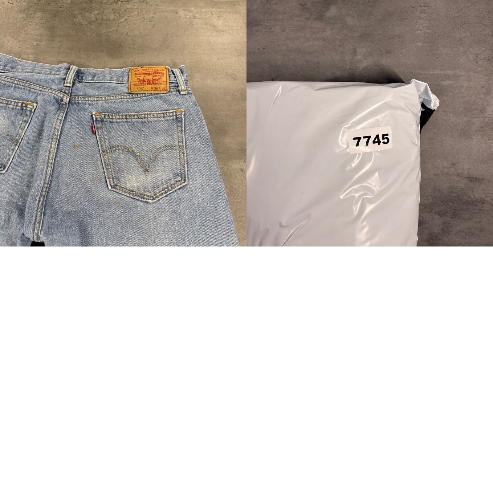 Levi's VINTAGE Levi's 505 Jeans Mens 36x32 Light Wash Distressed Straight 5-Pocket Denim male Regular Spring Summer Fall Winter Mens Size US 36 / EU 52 - 9 Thumbnail