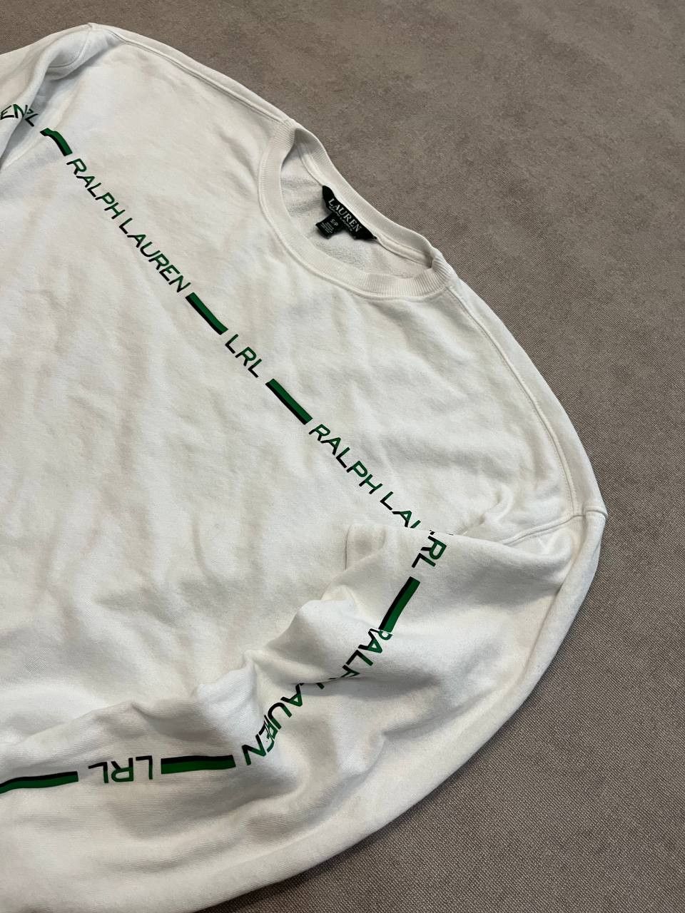 Lauren Ralph Lauren Polo Ralph Lauren Sweatshirt Long Sleeve Logo LRL PRL White Size S / US 4 / IT 40 - 2 Thumbnail