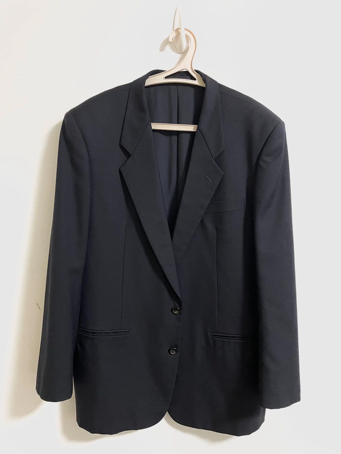 Comme Des Garcons Navy blue wool suit -DMC