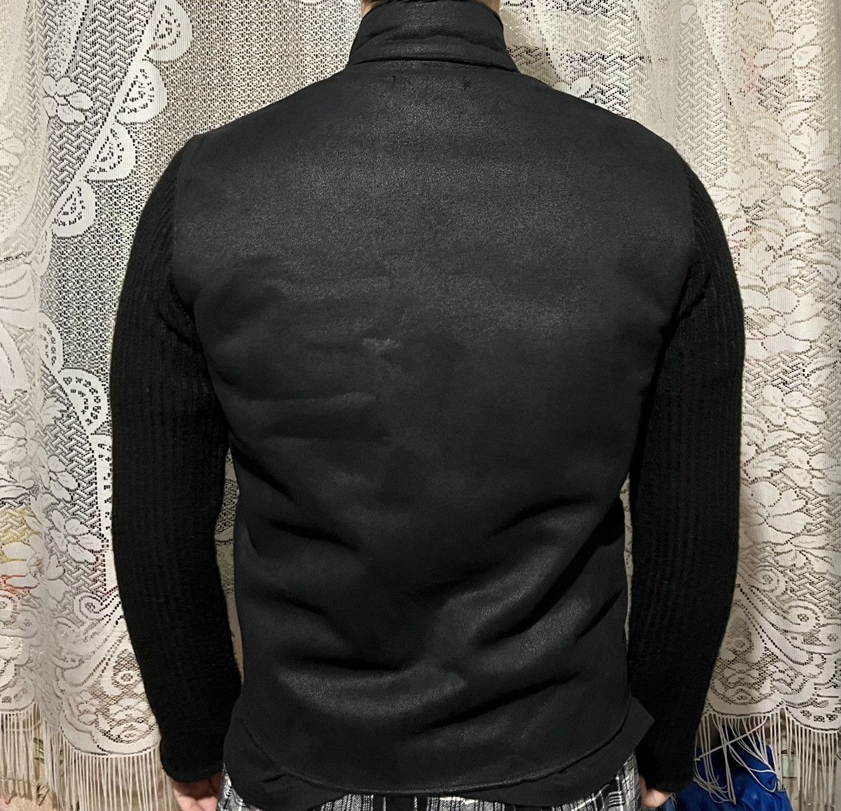 Japanese Brand Maison Margiela CCP Rick Owens Style Black Leather Jacket Size US M / EU 48-50 / 2 - 15 Thumbnail