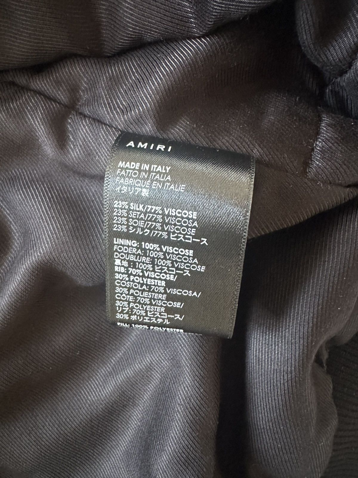 Amiri Amiri Tie Dye Bomber with Embroidered Cuffs Size US M / EU 48-50 / 2 - 5 Thumbnail