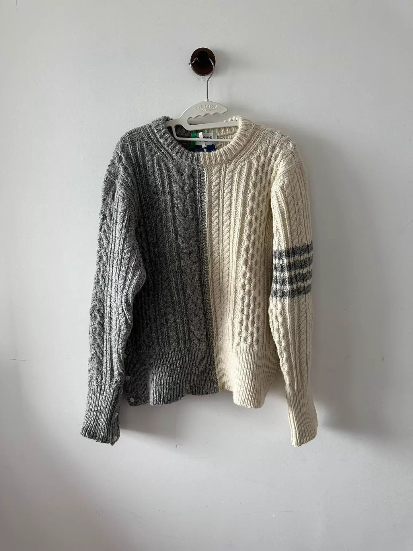 Thom Browne Thom Browne color blocked new size 5 sweater Size US XXL / EU 58 / 5 - 1 Thumbnail