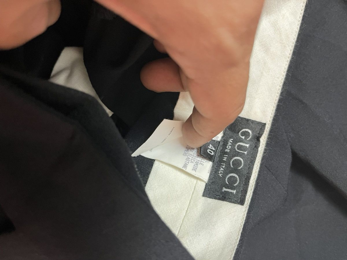 Gucci Gucci - Tom Ford high waisted wool trouser Size 27" / US 4 / IT 40 - 6 Thumbnail