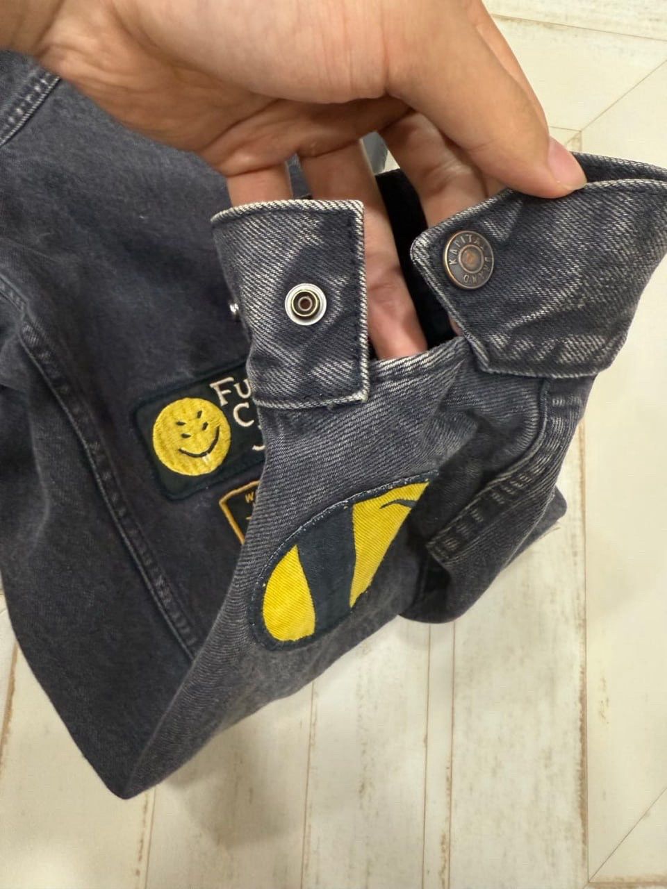 Kapital Kapital 14 oz Smiley Lined denim jacket Size US M / EU 48-50 / 2 - 2 Thumbnail