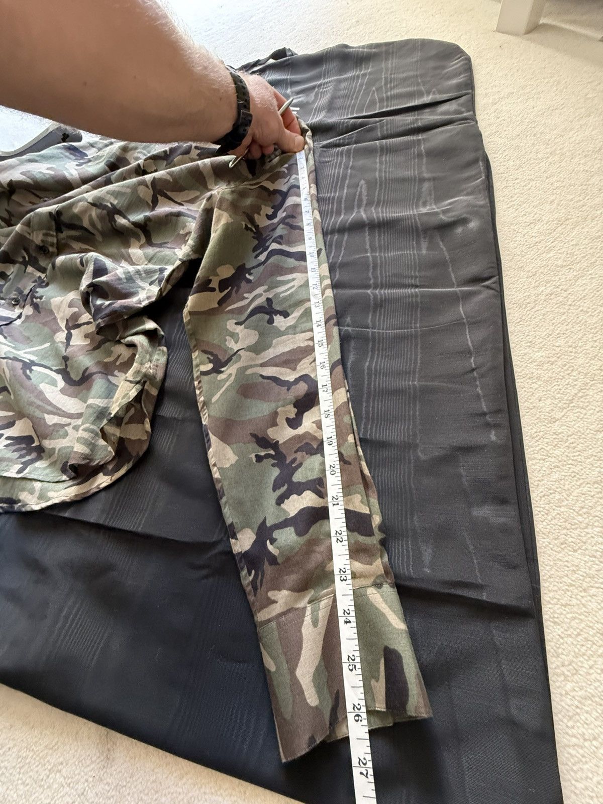 Saint Laurent Paris SS16 Saint Laurent camouflage camo shirt 😍 Hedi Slimane 41 Size US L / EU 52-54 / 3 - 9 Thumbnail