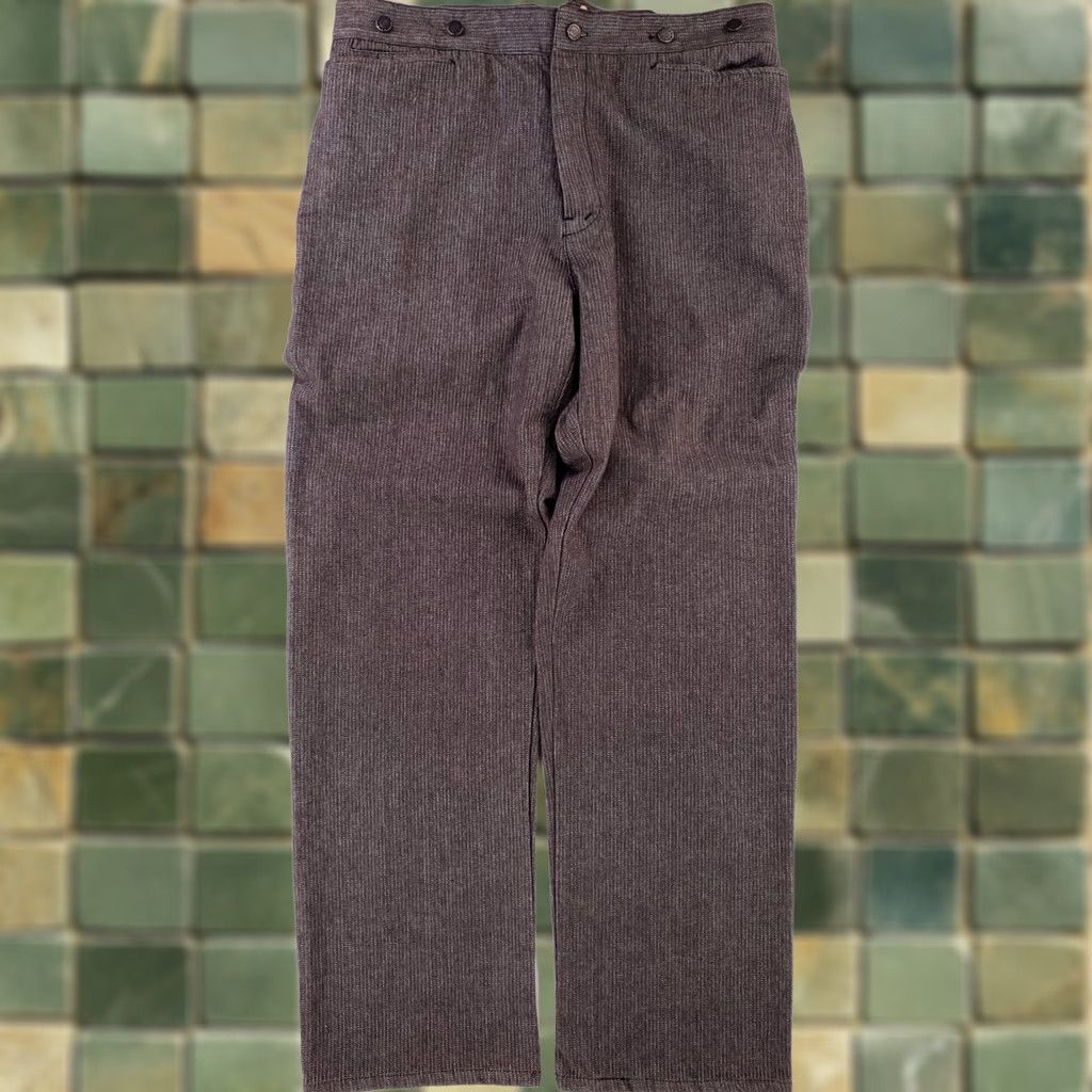 Vintage Wah Maker Buckleback Pants Western Gray Made USA Mens 38 Regular 38 x 34 Inseam 34 Brown Chino Shirt? Size US 38 / EU 54 - 1 Thumbnail
