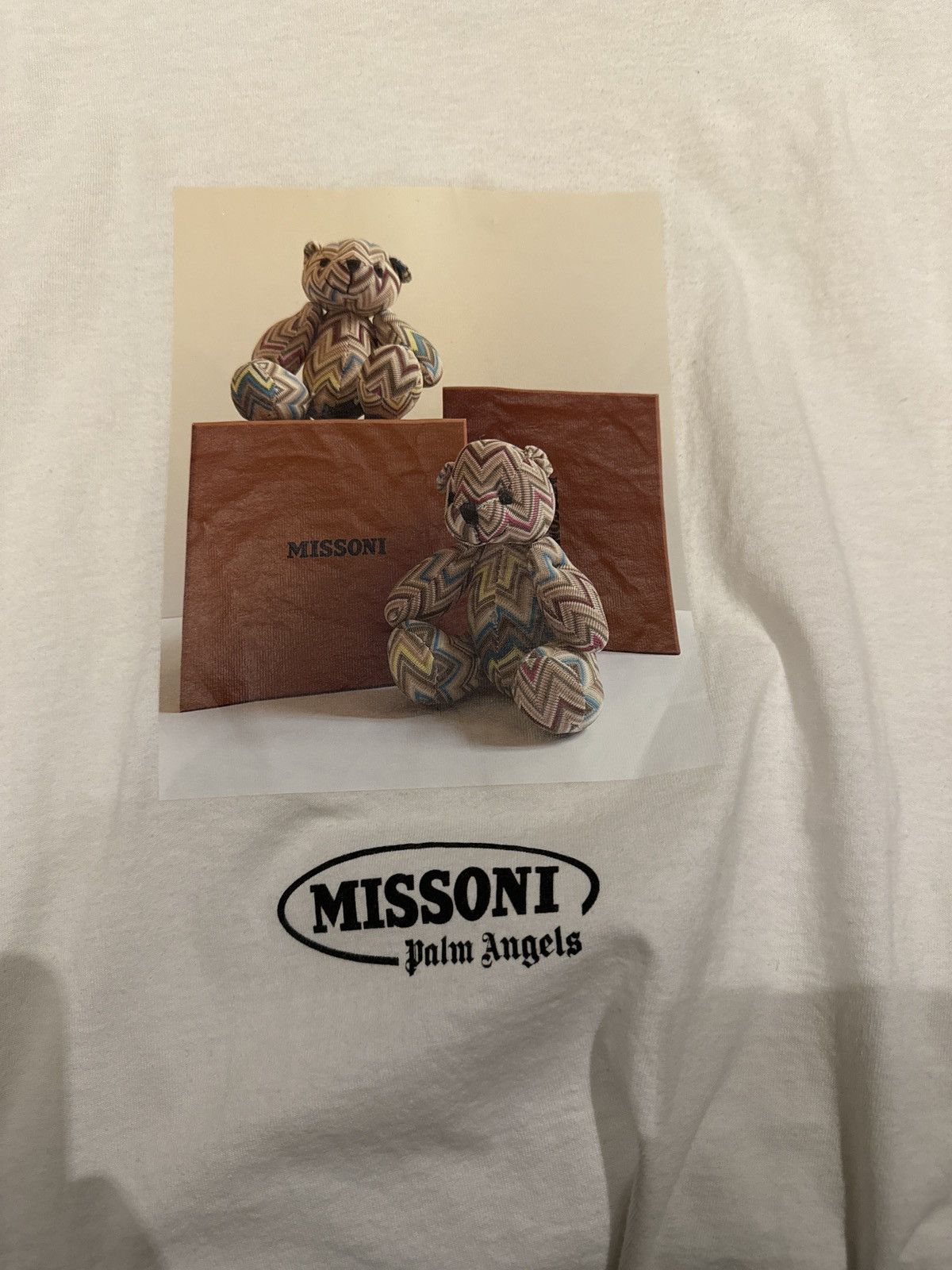 Missoni × Palm Angels Palm Angles x Missoni teddy bear tee *RARE Size US L / EU 52-54 / 3 - 6 Thumbnail