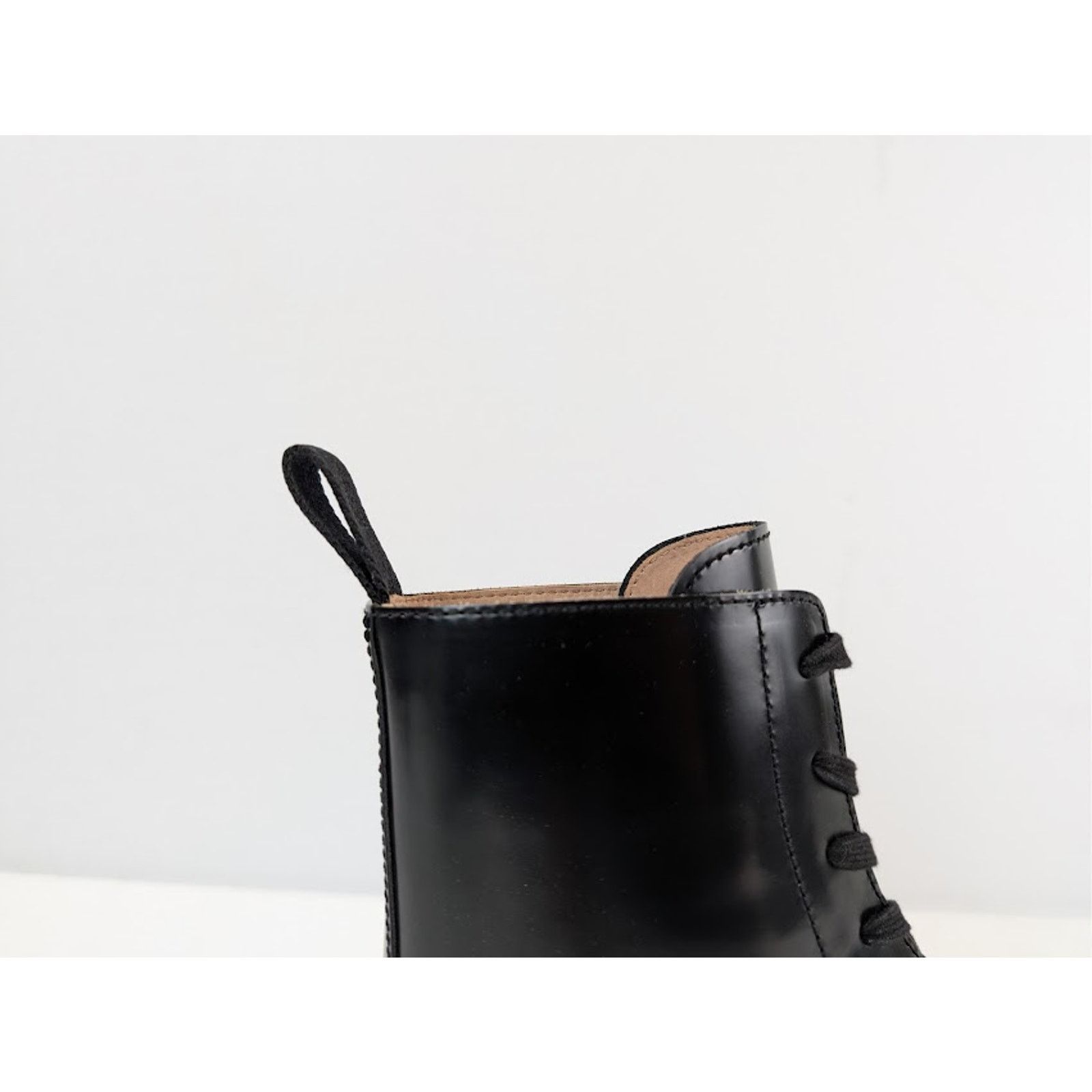 Bottega Veneta o1rshd1 Fireman Ankle Boots in Brushed Vinyl Black Size US 10 / EU 43 - 5 Thumbnail