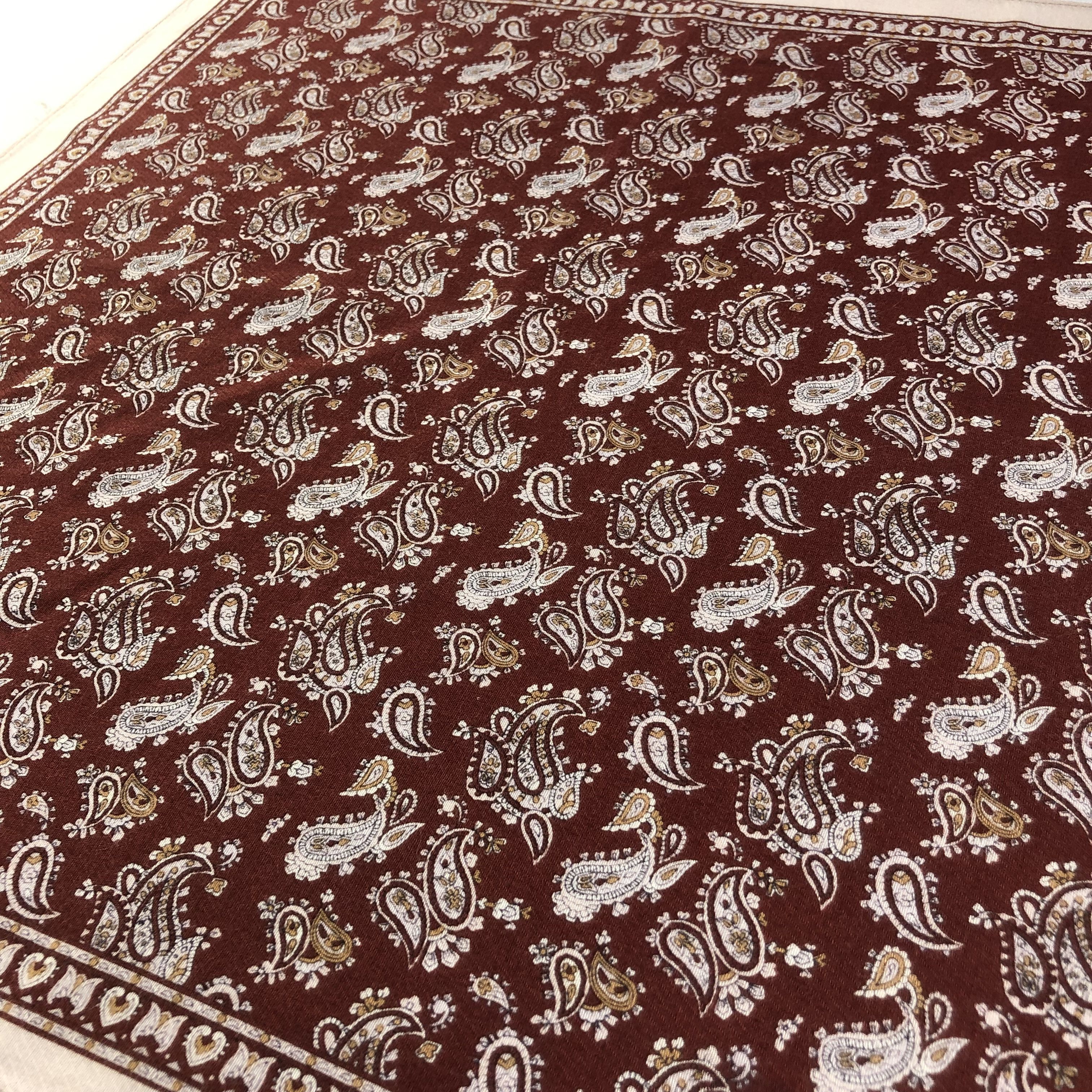 DAKS DAKS Paisley Handkerchief Neckerchief Bandana H1508 Size ONE SIZE - 3 Thumbnail