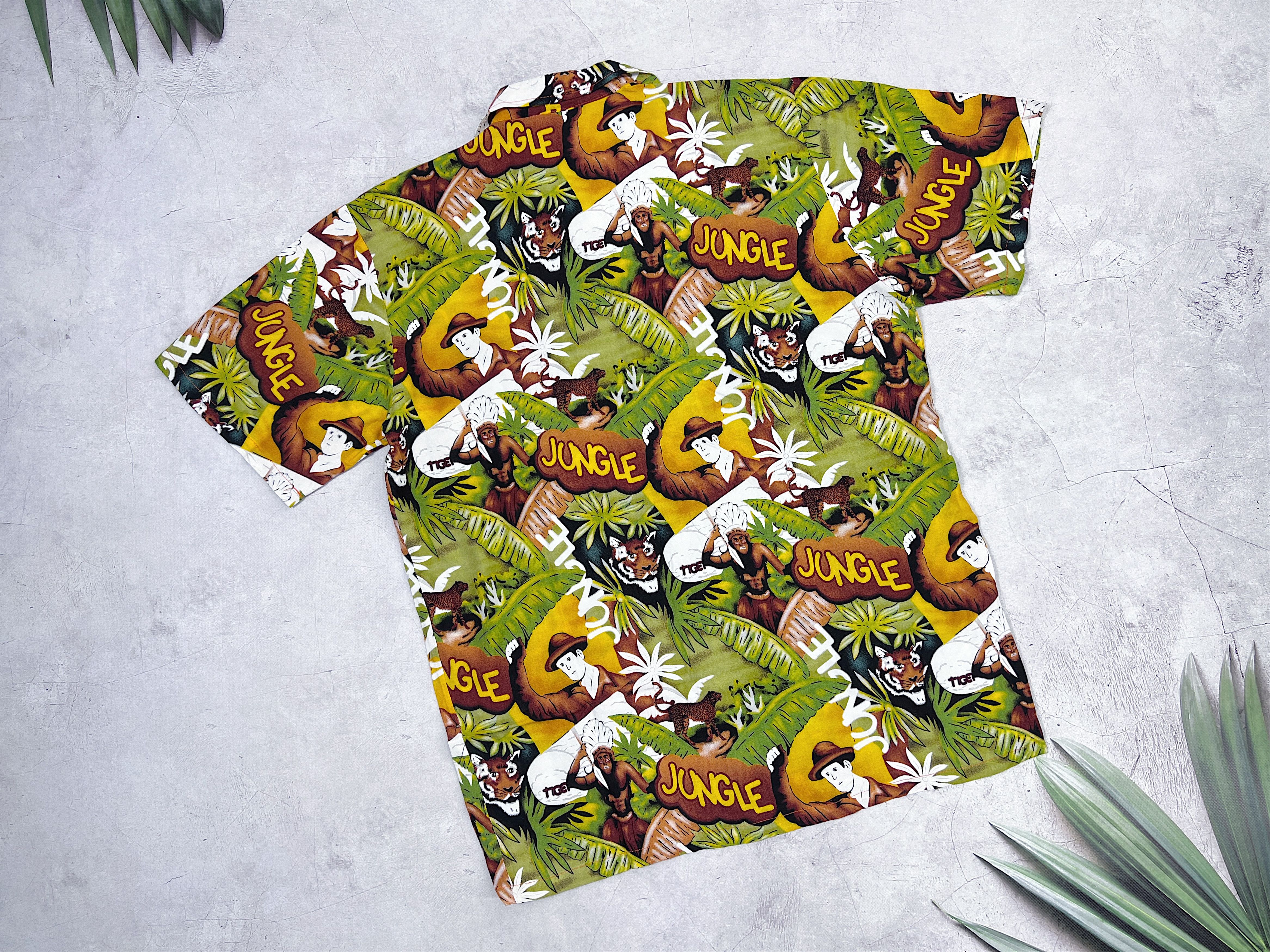 Other Vintage Hawaiian Shirt Jungle Tiger Size US M / EU 48-50 / 2 - 9 Thumbnail