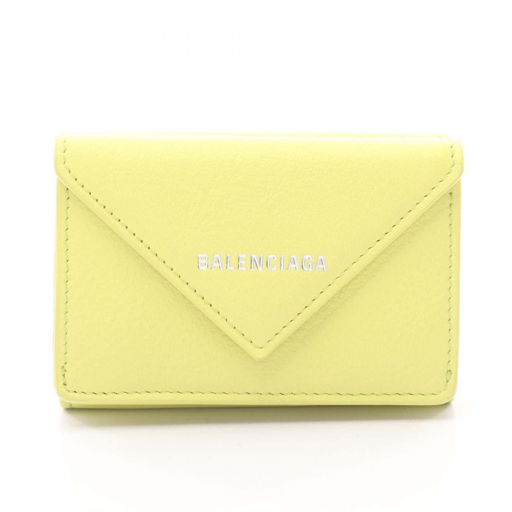 Balenciaga Balenciaga Balenciaga Paper Mini Wallet Trifold Wallet Leather Short Wallet 391446 DUTY FREE for USA Size ONE SIZE - 1 Thumbnail