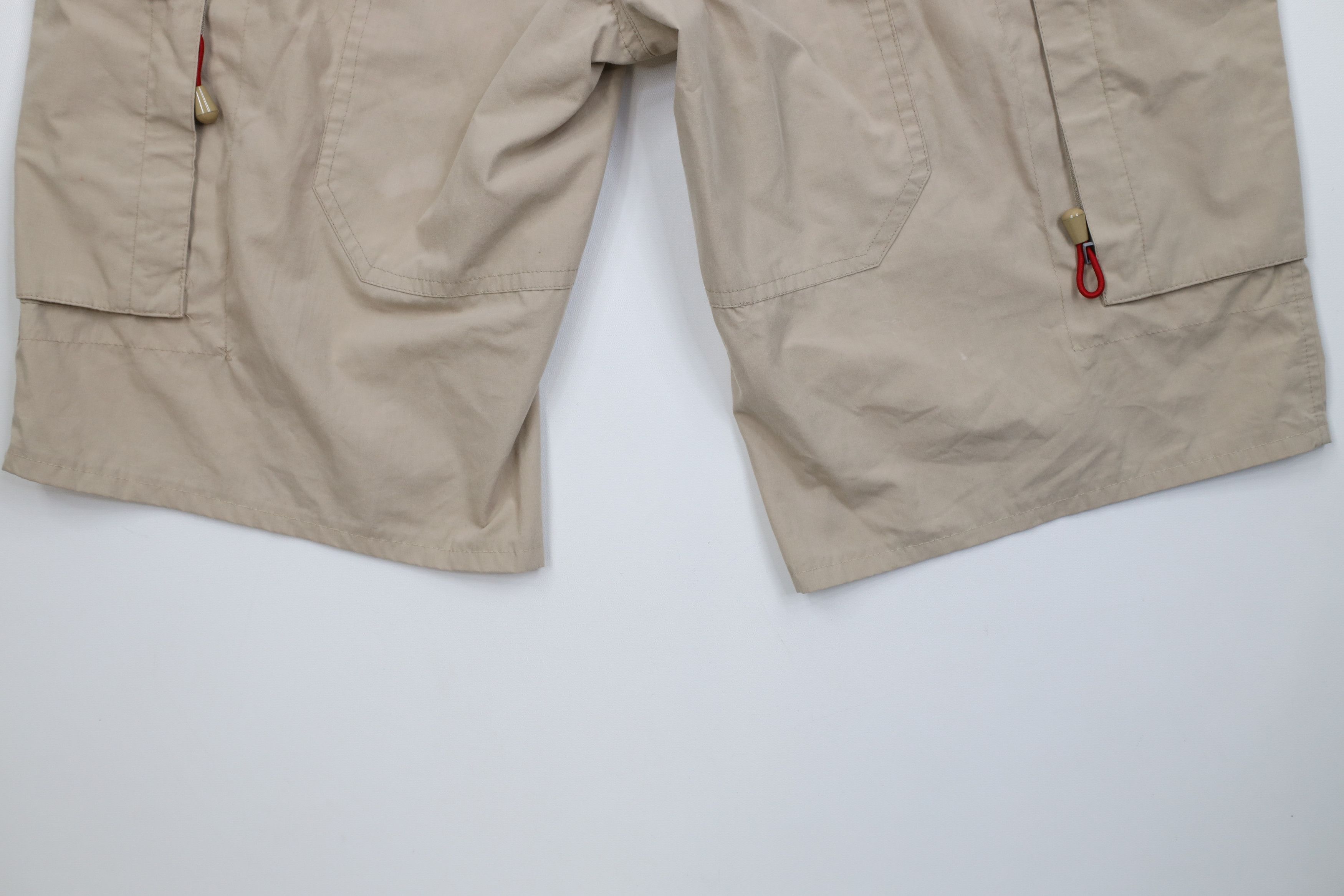Vintage Vintage 90s Y2K Streetwear Fit Cargo Shorts Beige Khaki Size US 36 / EU 52 - 12 Thumbnail