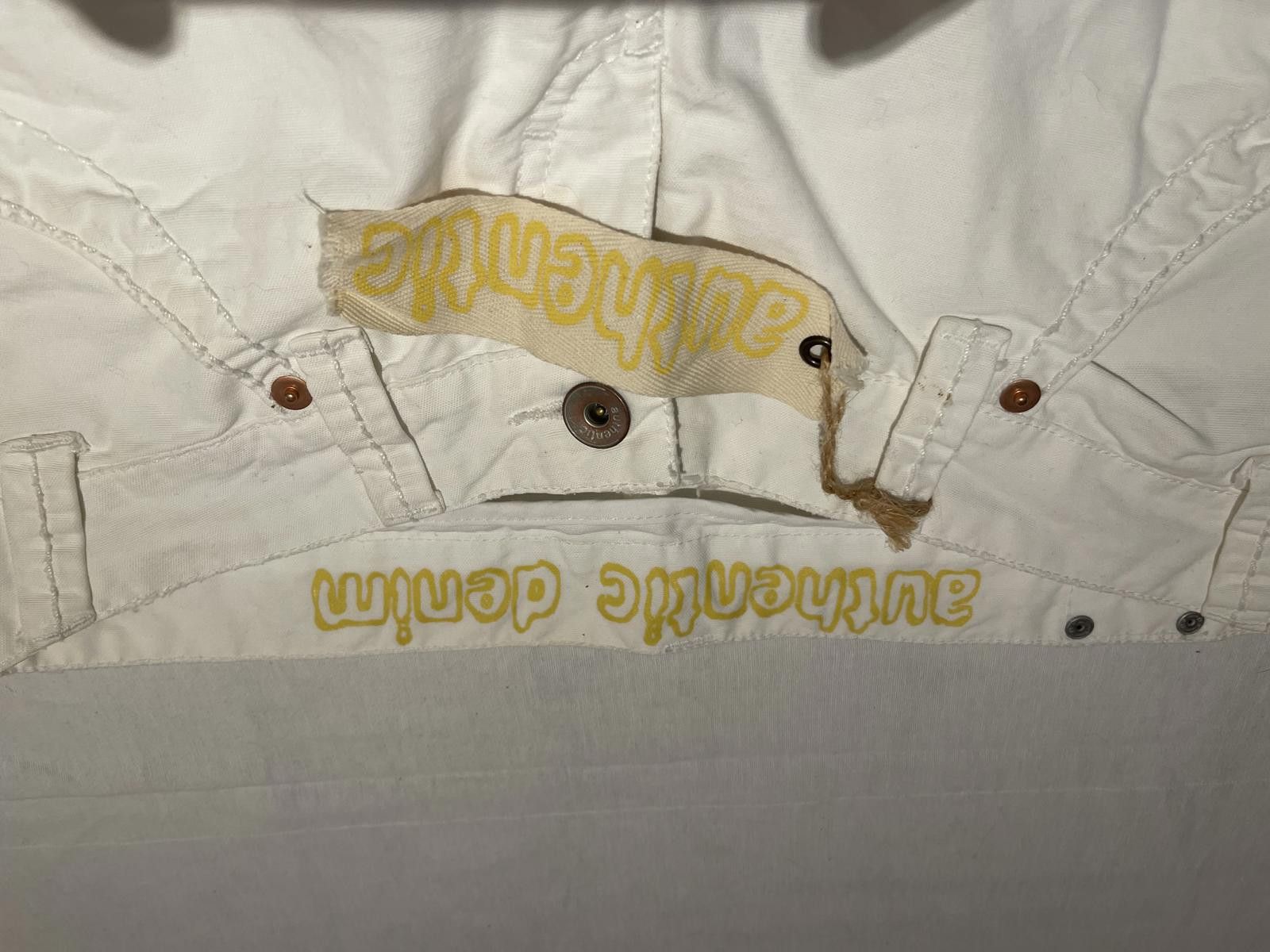 M.E. Sport M&S white authentic cropped demin jeans Size 41" - 4 Thumbnail