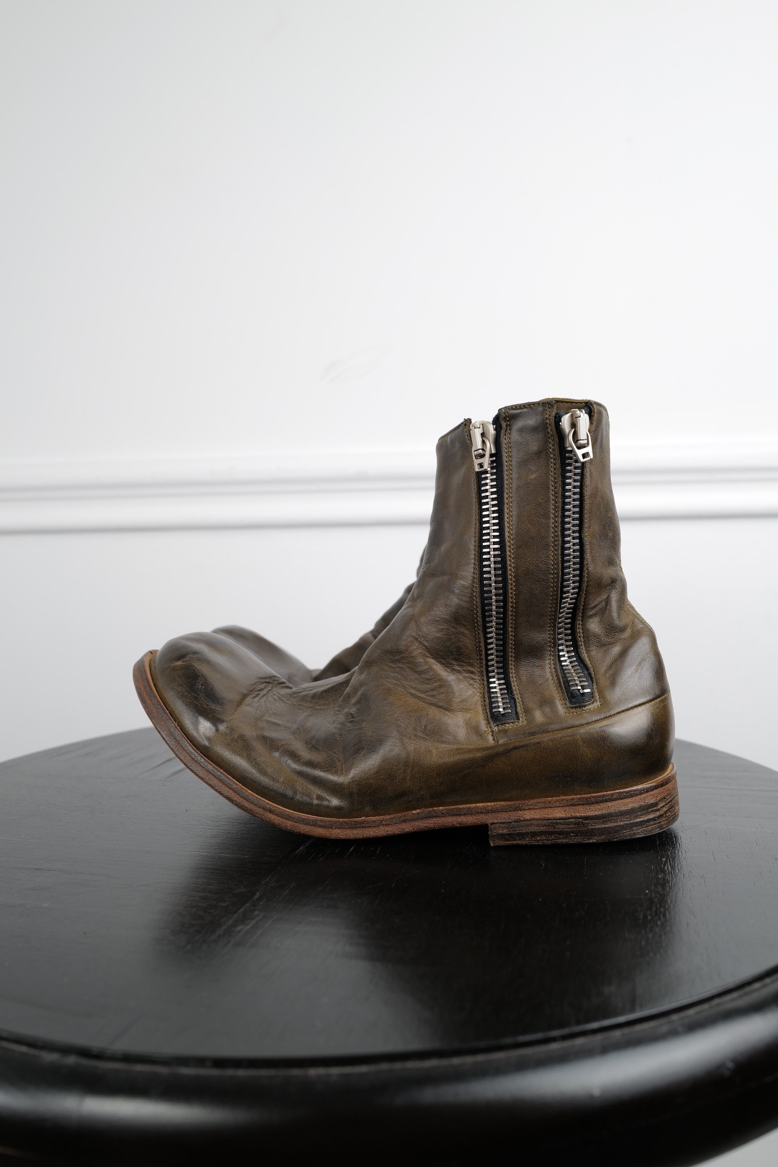 Individual Sentiments HANDCRAFTED BOVINE LEATHER BOOTS Size US 9 / EU 42 - 1 Thumbnail