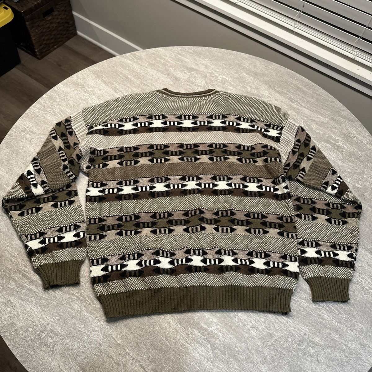 Coogi × Protege × Vintage Vintage Sweater Knit Biggie Cosby Protege Coogie Style 90s Size US L / EU 52-54 / 3 - 8 Thumbnail