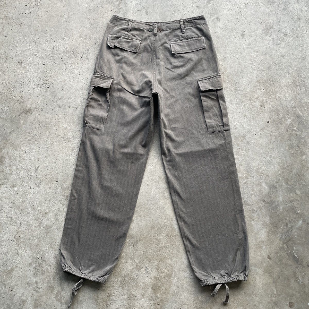 Japanese Brand × Vintage Vintage Japanese Faded Parachute Cargo Pants Tactical W33 Size US 33 - 9 Thumbnail