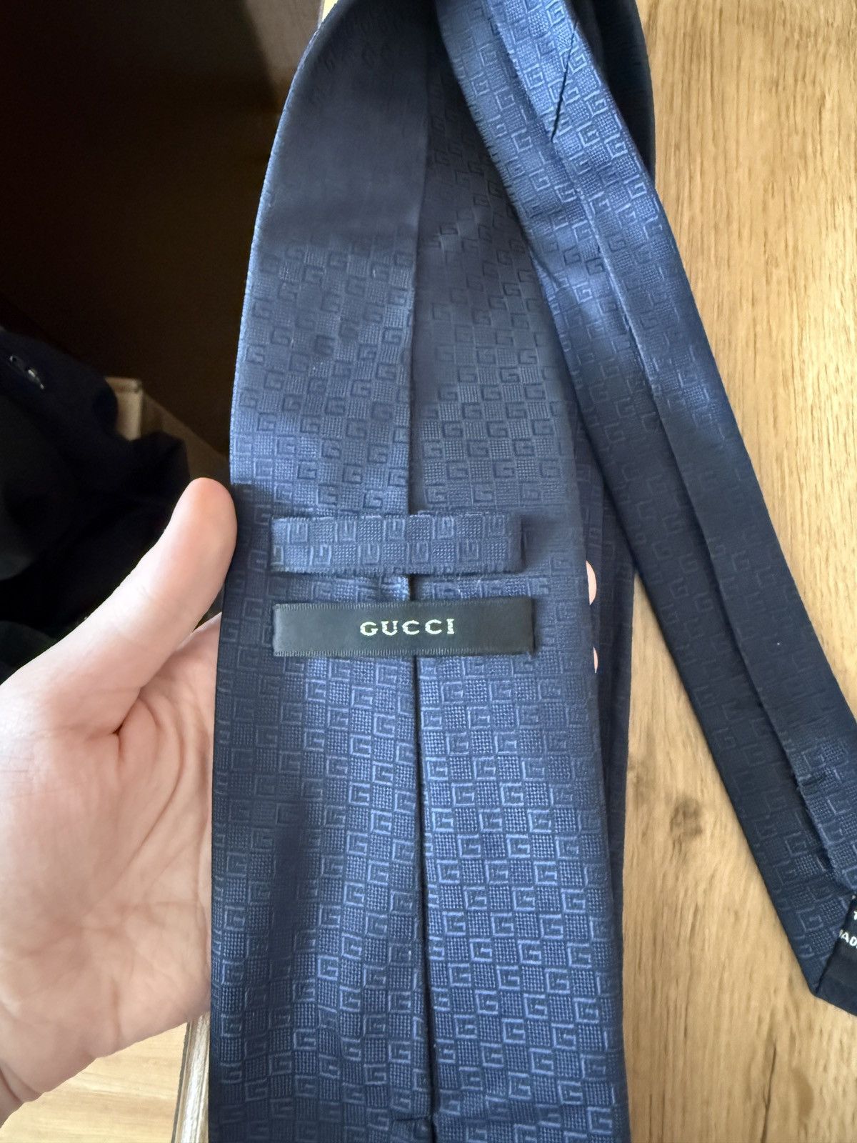 Gucci Vintage Gucci Tie Size ONE SIZE - 5 Thumbnail