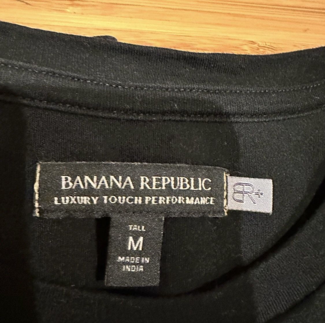 Banana Republic Banana Republic Luxury Touch T-shirt Black Size Medium Tall Size US M / EU 48-50 / 2 - 4 Thumbnail