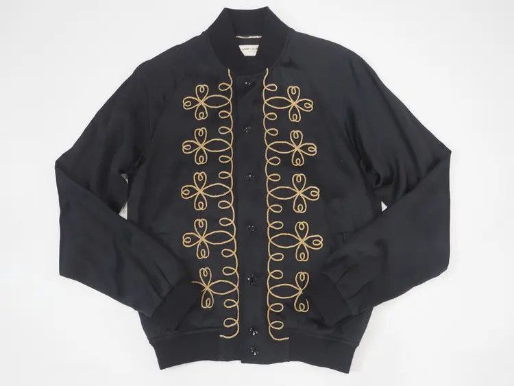 Saint Laurent Paris Sz 48 Saint Laurent Paris 15SS Gold Thread Court Jackrt-250 Size US M / EU 48-50 / 2 - 1 Thumbnail