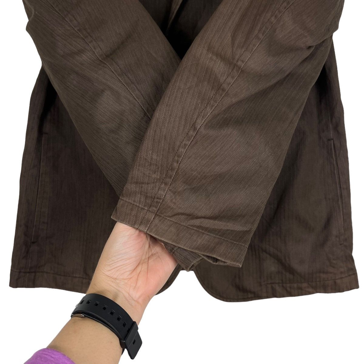 Yohji Yamamoto 🔥 YOHJI YAMAMOTO PINSTRIKE CHORE JACKET MADE IN JAPAN Size US S / EU 44-46 / 1 - 13 Thumbnail
