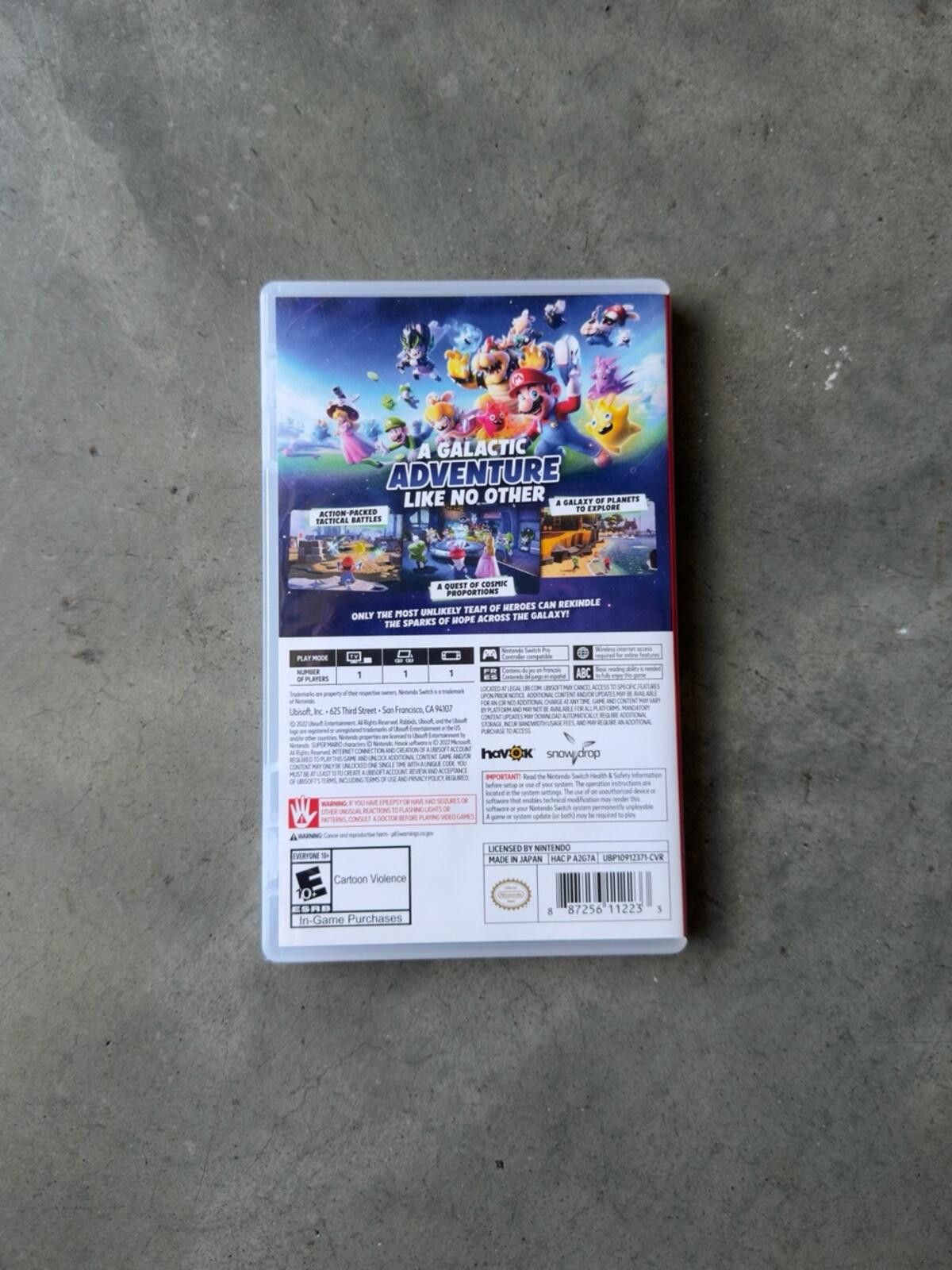 Nintendo Mario Rabbids Sparks of Hope / Nintendo Switch Game Size ONE SIZE - 2 Thumbnail