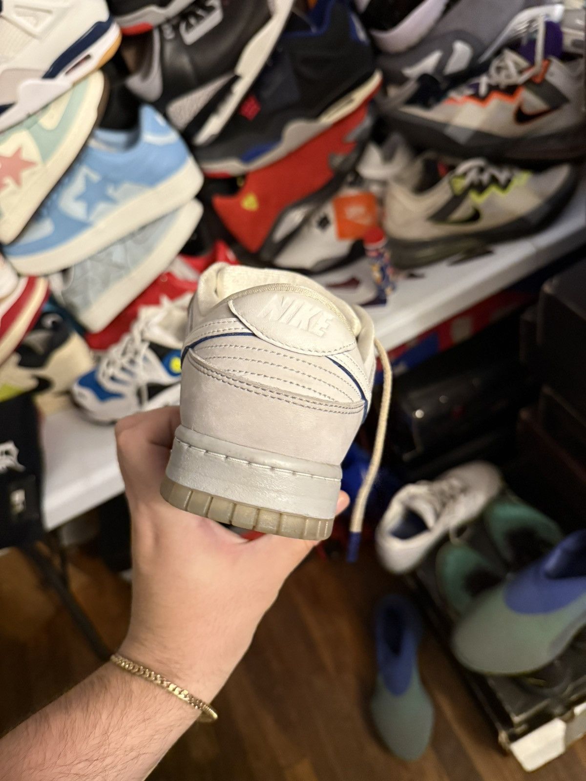 Nike Nike dunk low pure platinum size 9.5 Size US 9.5 / EU 42-43 - 4 Thumbnail