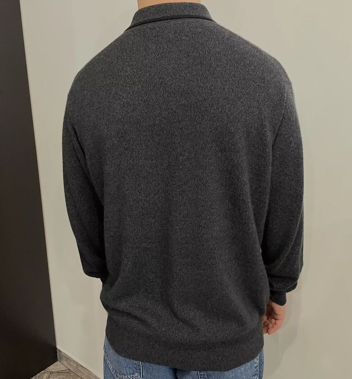 Vintage DORCE 1/4 ZIP SWEATER PULLOVER 100% CASHMERE MENS Size US L / EU 52-54 / 3 - 4 Thumbnail