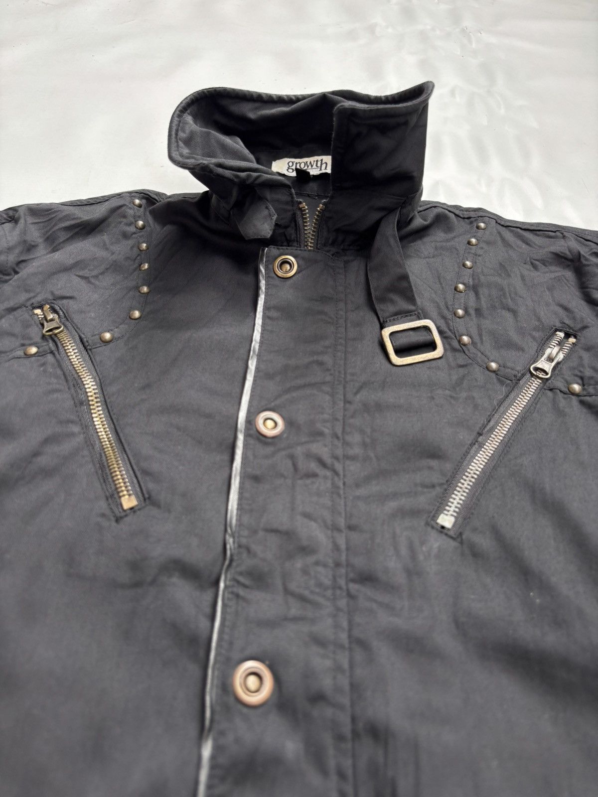 14th Addiction × Japanese Brand × Tornado Mart IN THE ATTIC Bondage Studded Shirt Jacket Size US L / EU 52-54 / 3 - 8 Thumbnail