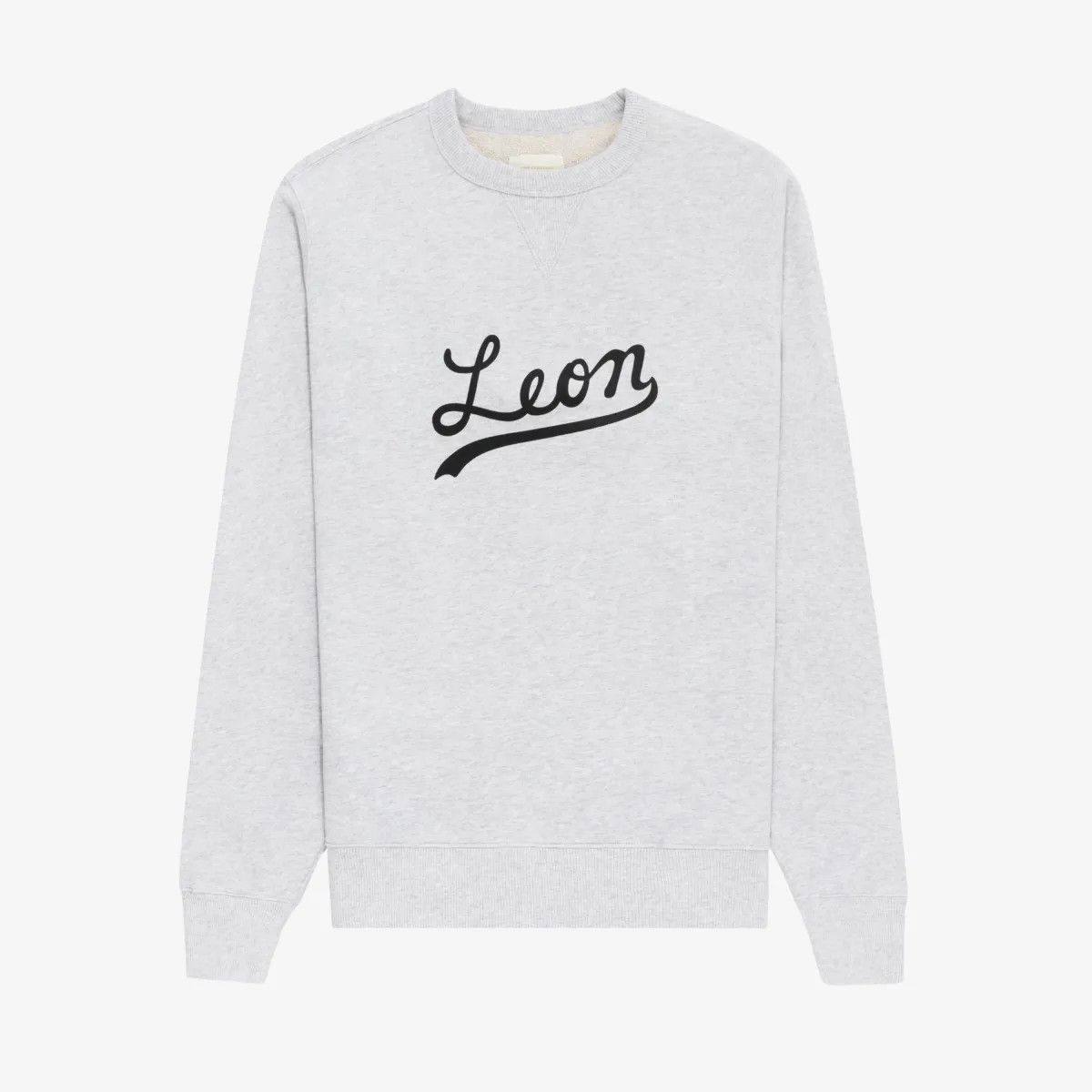 o1mle0725 Leon Crewneck Sweatshirt in Heather Grey