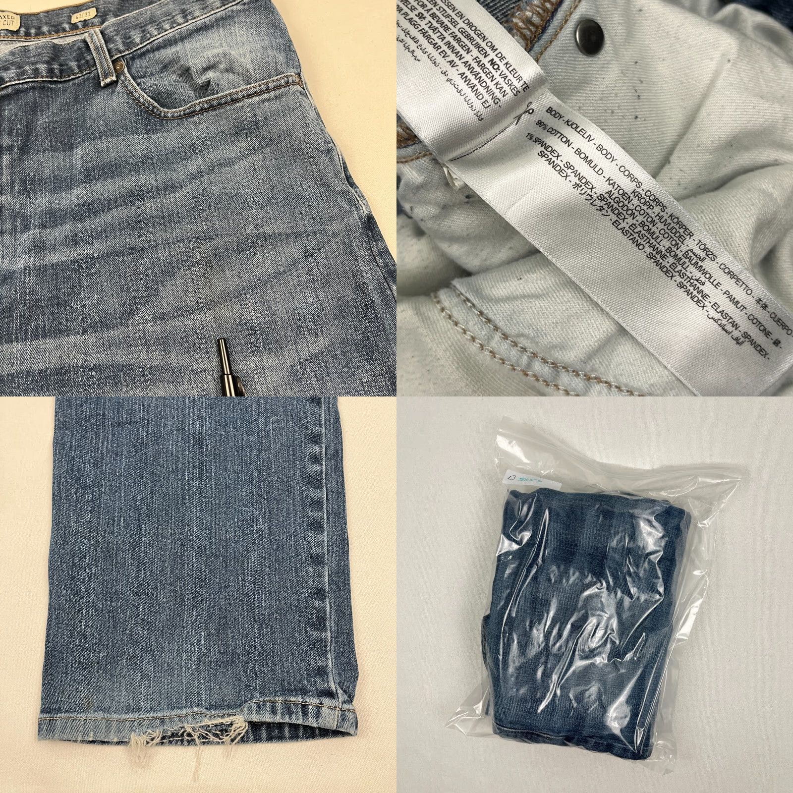 Ariat Ariat Legacy M4 Mens 42 x 30 Relaxed Boot Cut Denim Jeans Blue (Cowboy Western) Mens Jeans Size US 9 / EU 42 - 9 Thumbnail