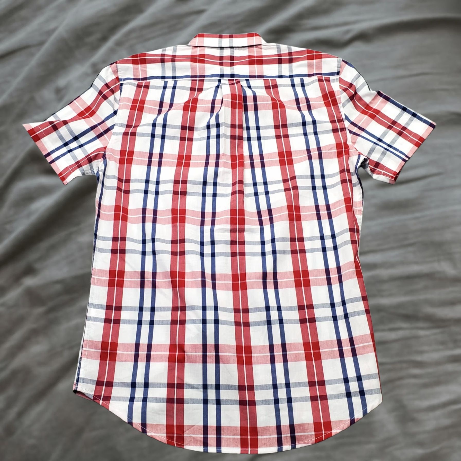 Vintage US Polo Assn. Shirt Mens S Multi Plaid Stretch Classic Short Sleeve Button Down Size US S / EU 44-46 / 1 - 1 Thumbnail