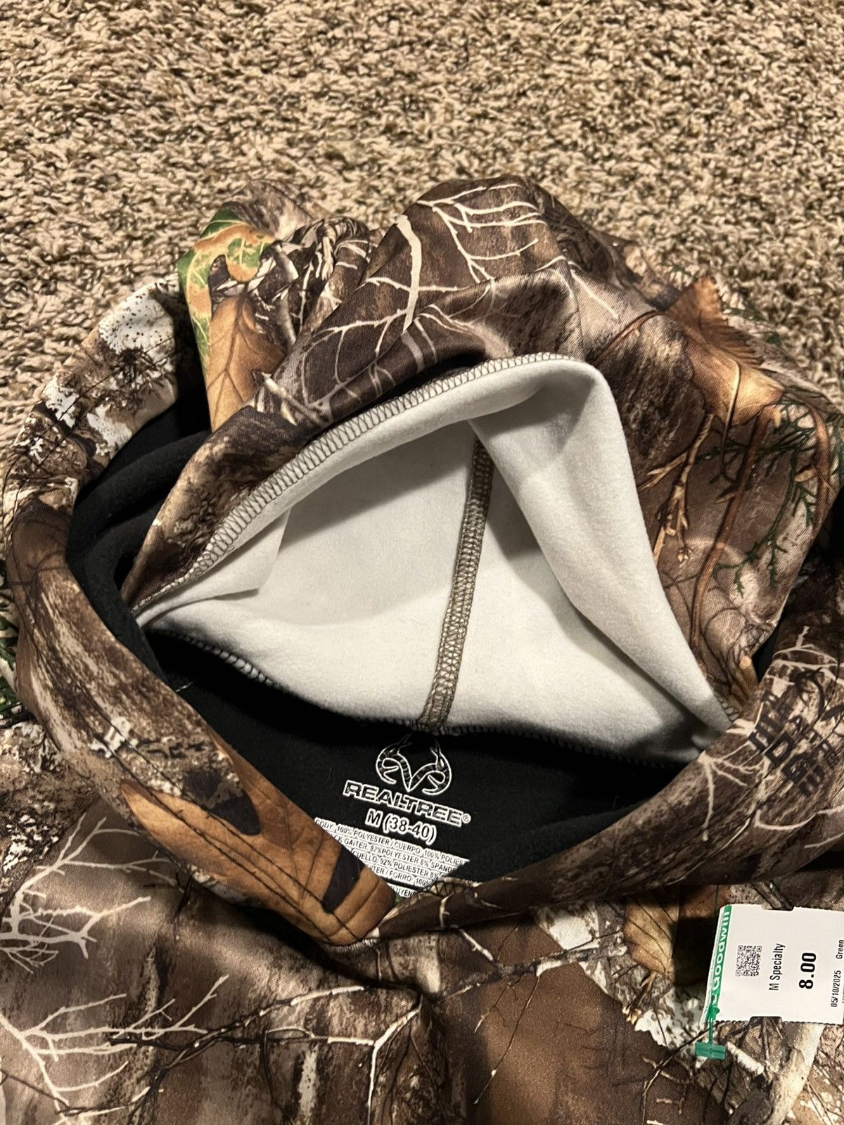 Realtree Real tree Camo Hoodie | SIZE M | Size US M / EU 48-50 / 2 - 4 Thumbnail