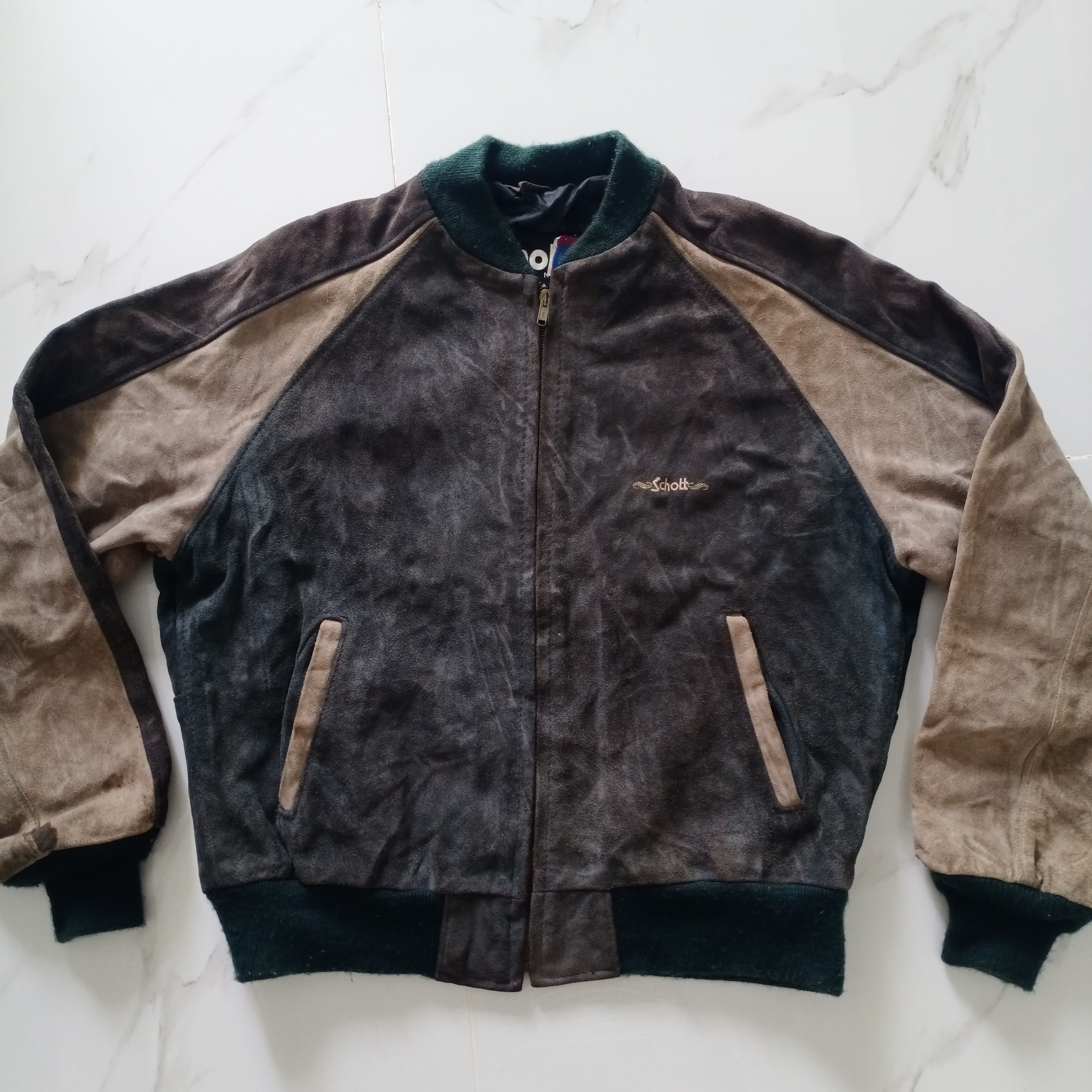 Schott Schott NYC Made in USA Leather Jacket Size 42 Size US L / EU 52-54 / 3 - 2 Thumbnail