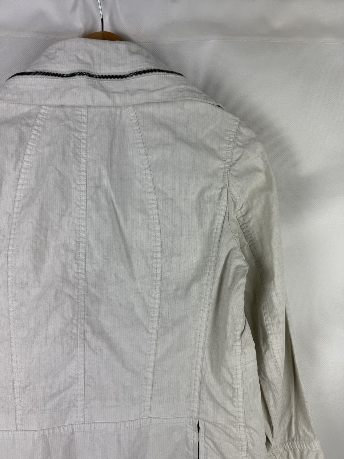 Annette Gortz Annette Gortz Avant-Garde Cotton Linen Biker Full Zip Jacket Size S / US 4 / IT 40 - 11 Thumbnail